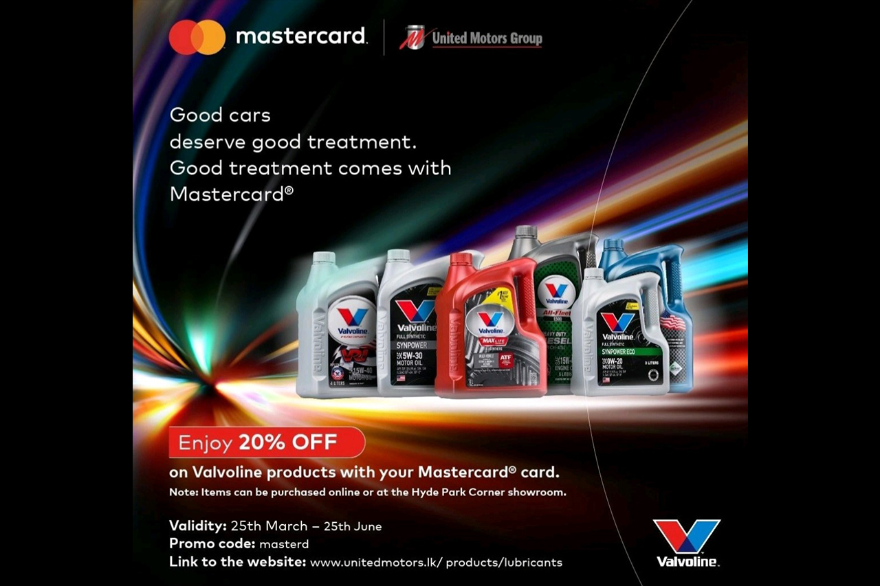 Image for  Good cars deserve good treatment.Good treatment comes with Mastercard.